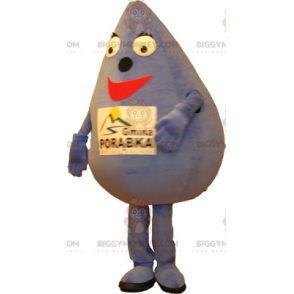 Disfraz de mascota de BIGGYMONKEY™ con gota de agua gigante
