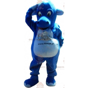 Awesome Giant Blue Dragon BIGGYMONKEY™ Mascot Costume -