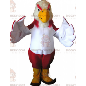 BIGGYMONKEY™ Costume da mascotte Avvoltoio colorato con stivali