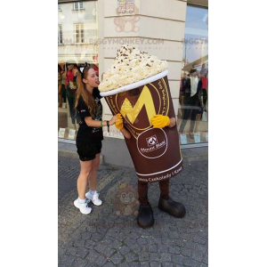 Costume da mascotte Giant Ice Cream Pot BIGGYMONKEY™ -