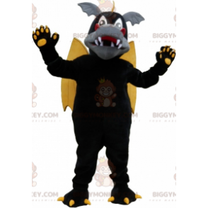 Disfraz de mascota BIGGYMONKEY™ de dragón con alas negras
