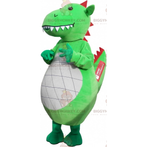 Giant Awesome Green Dragon BIGGYMONKEY™ maskotkostume -
