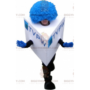 Costume da mascotte quadrato pupazzo di neve BIGGYMONKEY™