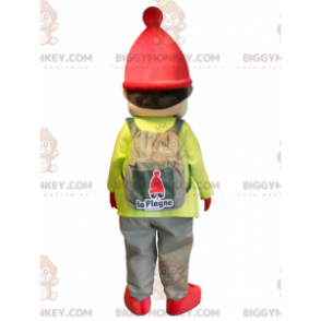 Costume da mascotte BIGGYMONKEY™ da ragazzino vestito con