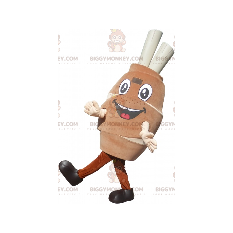 Cosciotto di carne con ossa Costume da mascotte BIGGYMONKEY™ -