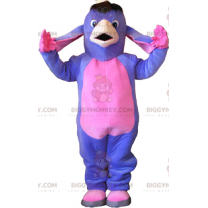 Costume da mascotte Asino viola e rosa BIGGYMONKEY™. Mule