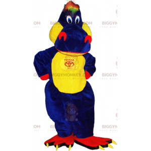 Costume de mascotte BIGGYMONKEY™ de crocodile coloré géant et