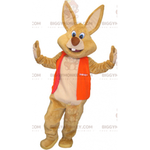 Kostium maskotka olbrzymi brązowy królik BIGGYMONKEY™ z