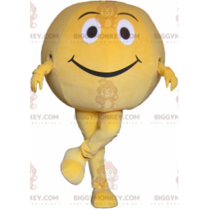 Giant Yellow Ball BIGGYMONKEY™ maskottiasu. Pyöreä BIGGYMONKEY™