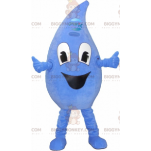 Jätteblå vattendroppe BIGGYMONKEY™ maskotdräkt - BiggyMonkey