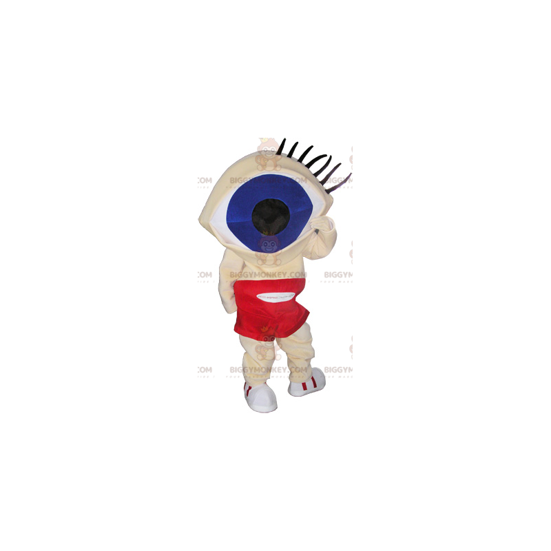 BIGGYMONKEY™ Snowman Mascot Costume with Huge Head Eye -