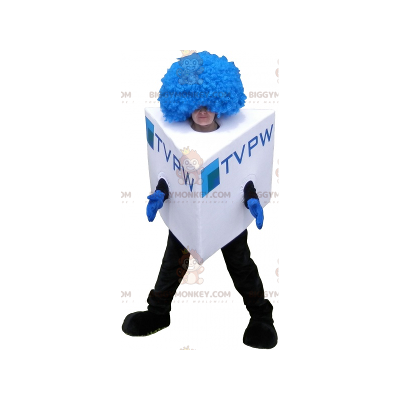 BIGGYMONKEY™ Costume da mascotte Abito quadrato uomo cubo -