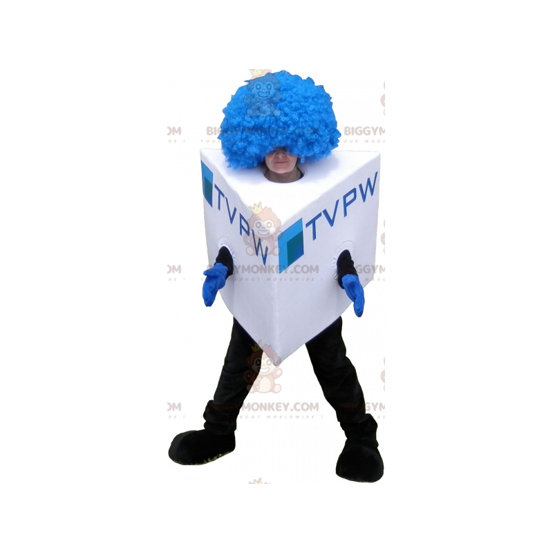 Costume de mascotte BIGGYMONKEY™ de bonhomme carré costume de