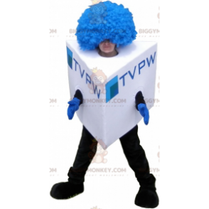 BIGGYMONKEY™ Mascot Costume Square Man Cube Suit -