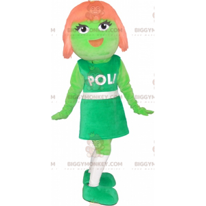 BIGGYMONKEY™ Redhead Alien Girl Mascot Costume - Biggymonkey.com