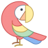 Parrot mascottes