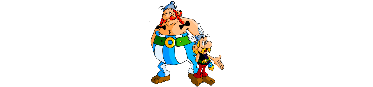 Asterix- och Obelix-maskot - maskotdräkter biggymonkey.com 