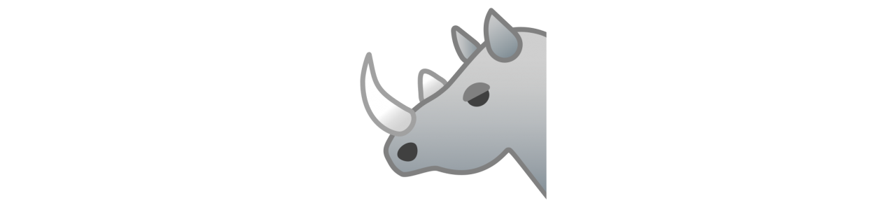 Mascote rinoceronte - fantasias de mascote biggymonkey.com