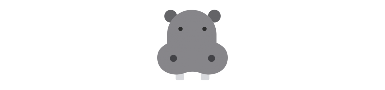 Mascotte nijlpaard - Mascotte kostuums biggymonkey.com