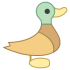 Mascotte de canards