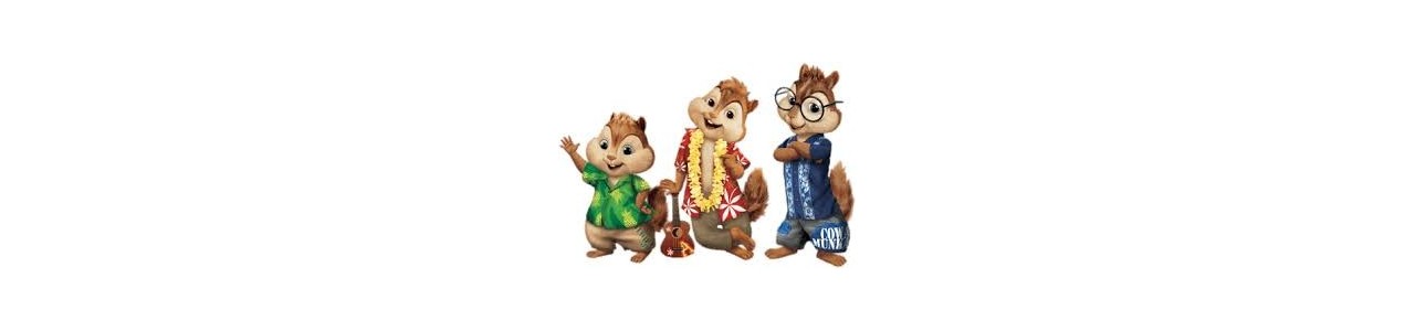 De Chipmunks-mascottes - Mascottekostuums biggymonkey.com 