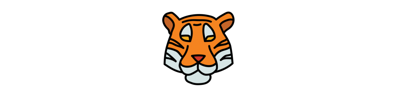 Tigermasker - Maskot kostumer biggymonkey.com 