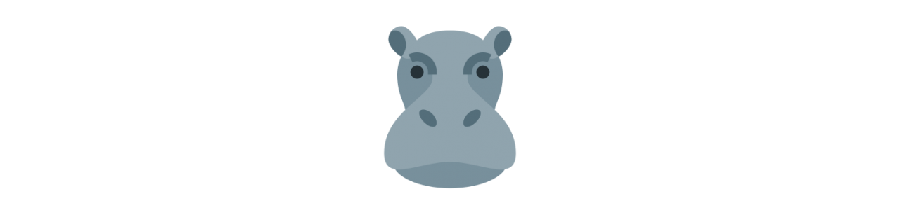 Hippopotamus maskoti - maskotové kostýmy biggymonkey.com 