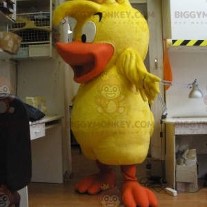 BiggyMonkey mascot: Very smiling yellow brown and black house mascot. Discover @biggymonkey_mascots - Link : https://bit.ly/3linbWk - BIGGYMONKEY_05465 #mascot #event #costume #biggymonkey #marketing #customized #and #black #brown #yellow #smiling #very #house #