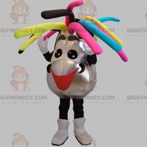 BiggyMonkey mascot: Lego mascot polar bear looking nasty. Discover @biggymonkey_mascots - Link : https://bit.ly/3linbWk - BIGGYMONKEY_05409 #bear #mascot #event #costume #biggymonkey #marketing #customized #costume #looking #nasty #lego #polar #custom