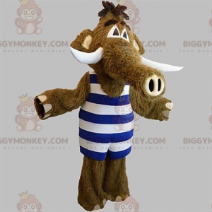 BiggyMonkey mascot: Pink beaver mascot dressed as a chef. Discover @biggymonkey_mascots - Link : https://bit.ly/3linbWk - BIGGYMONKEY_05415 #mascot #event #costume #biggymonkey #marketing #customized #dressed #pink #costume #beaver #chef #custom