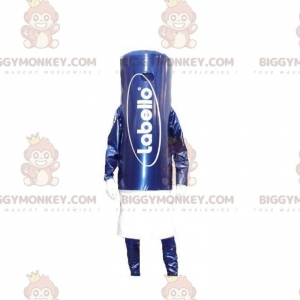 BiggyMonkey mascot: Blue and white bacteria monster mascot. Discover @biggymonkey_mascots - Link : https://bit.ly/3linbWk - BIGGYMONKEY_05425 #white #mascot #event #costume #biggymonkey #marketing #customized #and #blue #costume #monster #bacteria #custom